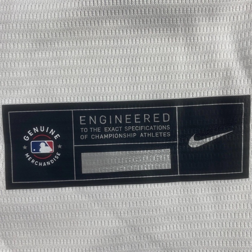 Nike Cleveland Guardians Baseball Jersey Mens Large White MLB Button Front NWOT - Picture 7 of 11